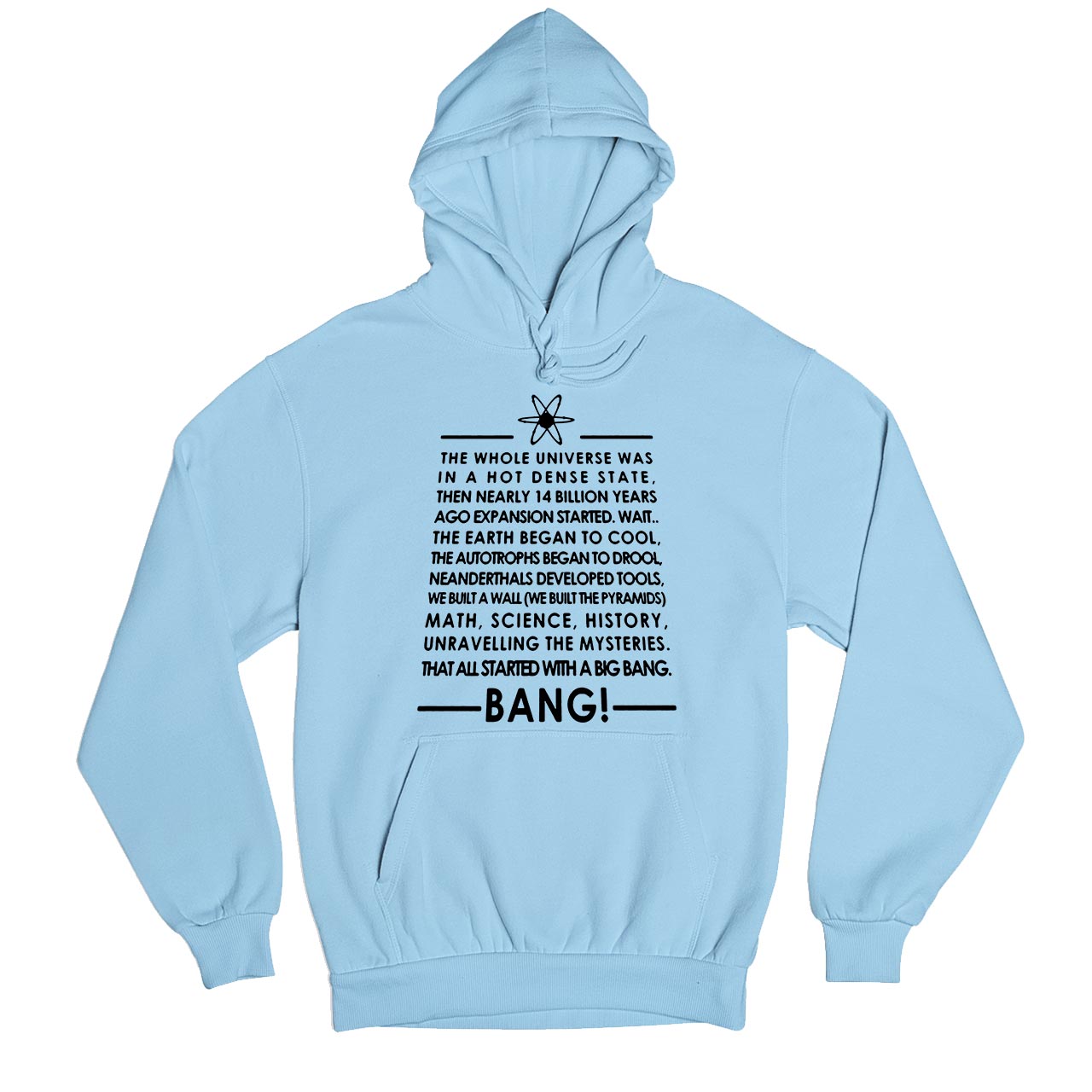 The Big Bang Theory Hoodie - Title Song Hoodie Hooded Sweatshirt The Banyan Tee TBT