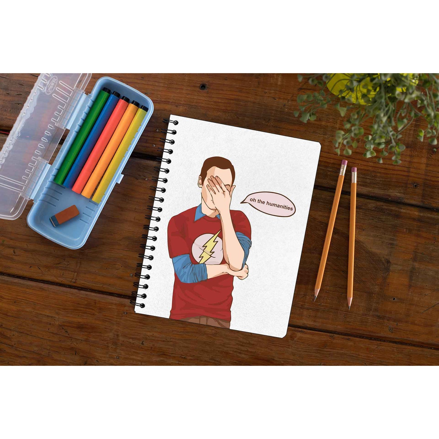 The Big Bang Theory Notebook - Humanities The Banyan Tee TBT