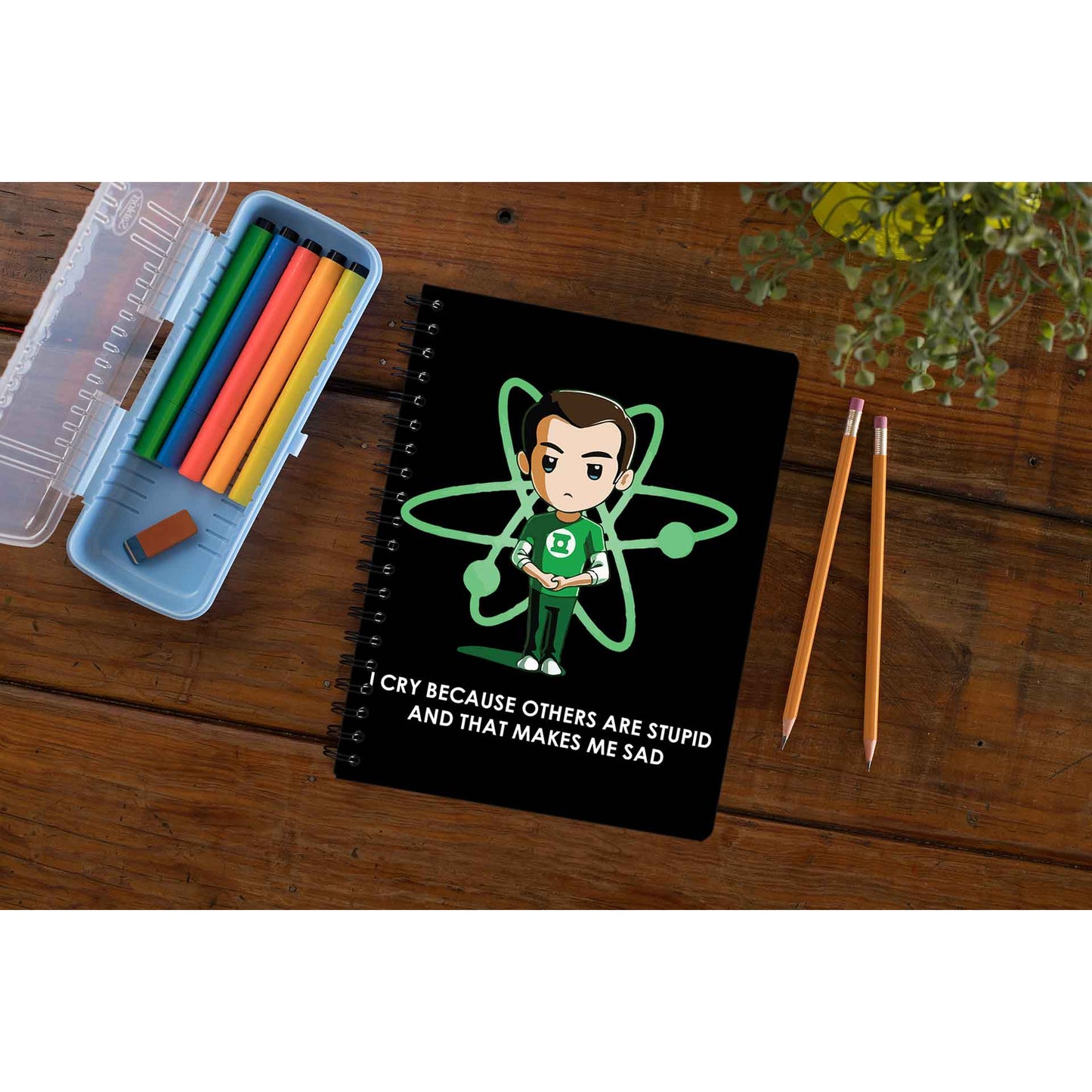 The Big Bang Theory Notebook - Sheldon Quote The Banyan Tee TBT