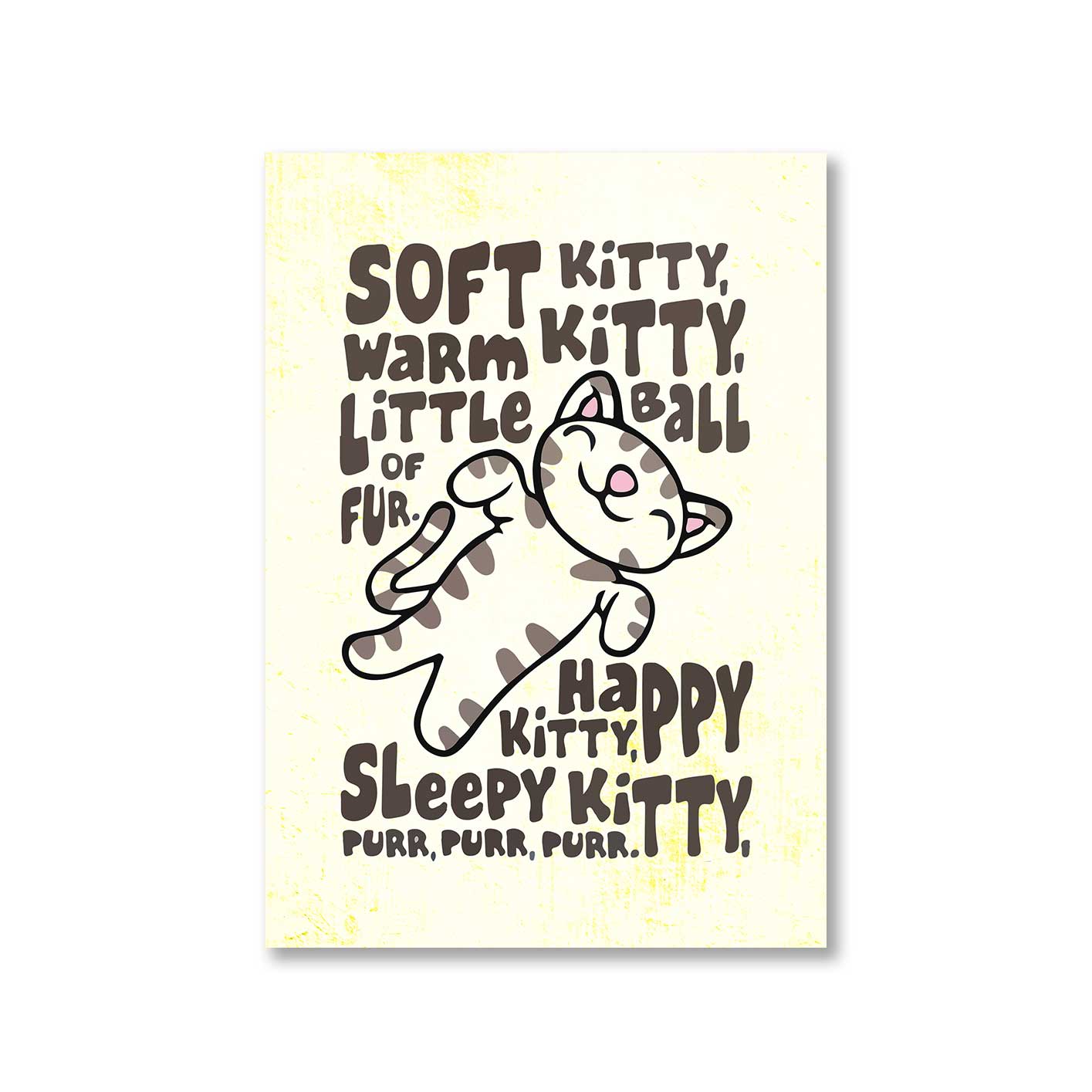 The Big Bang Theory Poster - Soft Kitty The Banyan Tee TBT