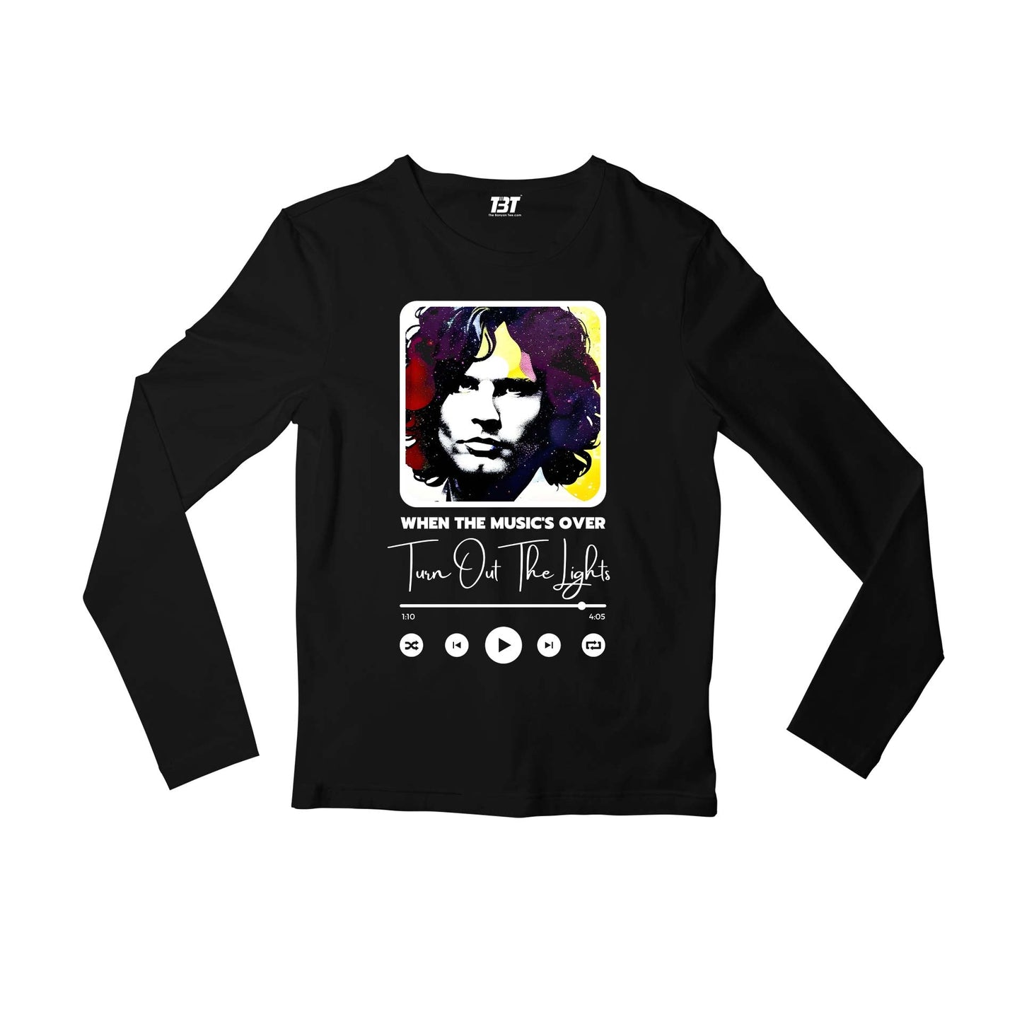 the doors when the music's over full sleeves long sleeves music band buy online india the banyan tee tbt men women girls boys unisex black