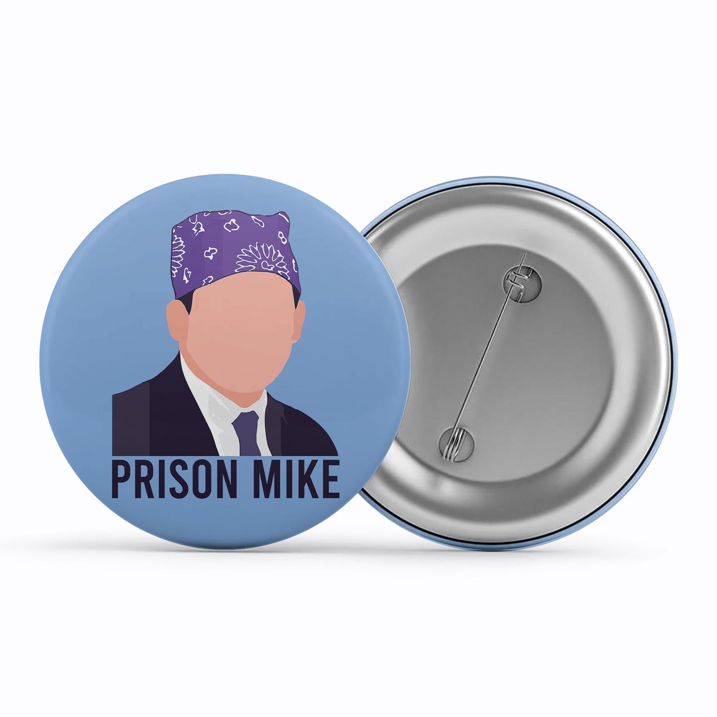 the office prison mike badge pin button tv & movies buy online india the banyan tee tbt men women girls boys unisex - michael scott