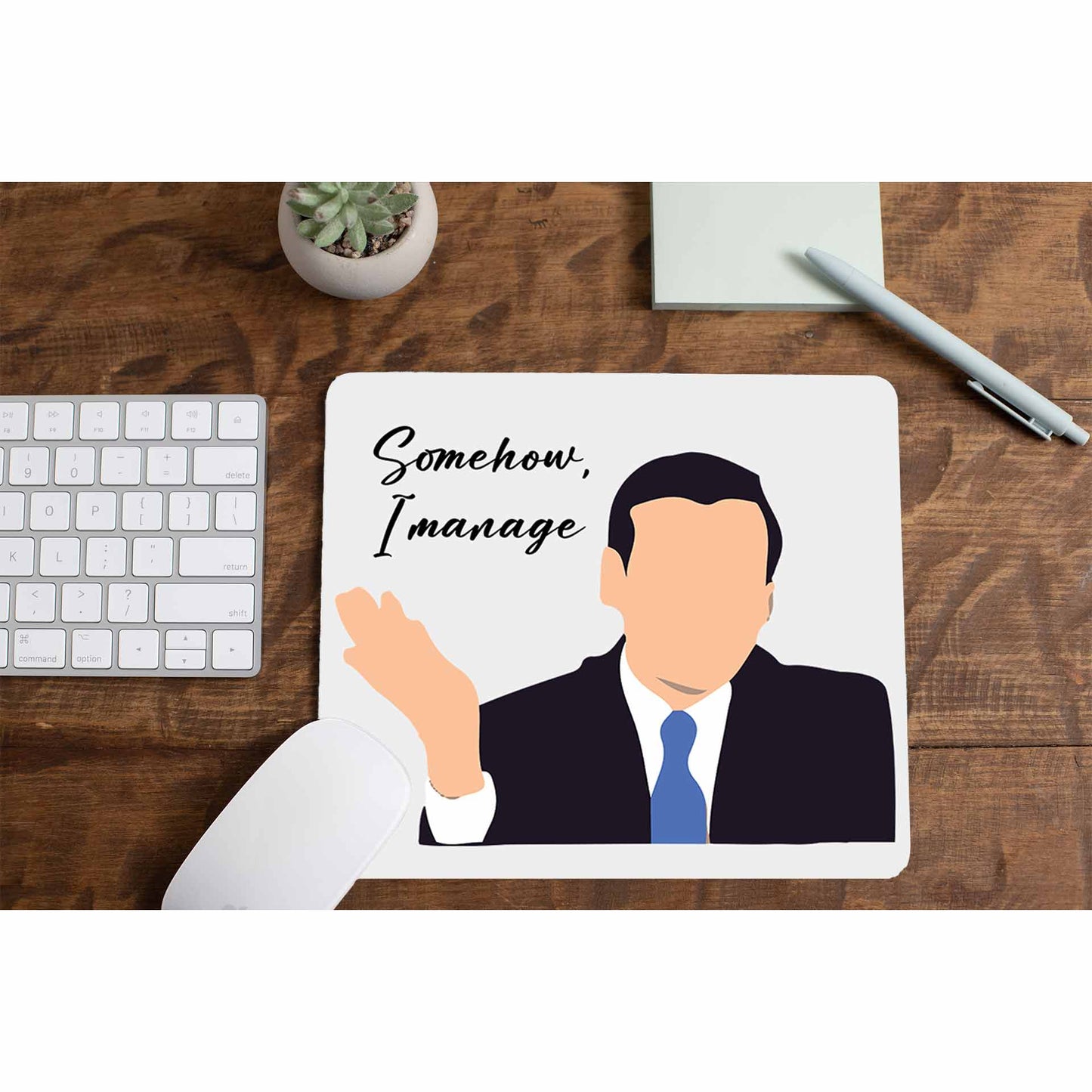 the office somehow i manage mousepad logitech large anime tv & movies buy online india the banyan tee tbt men women girls boys unisex - michael scott