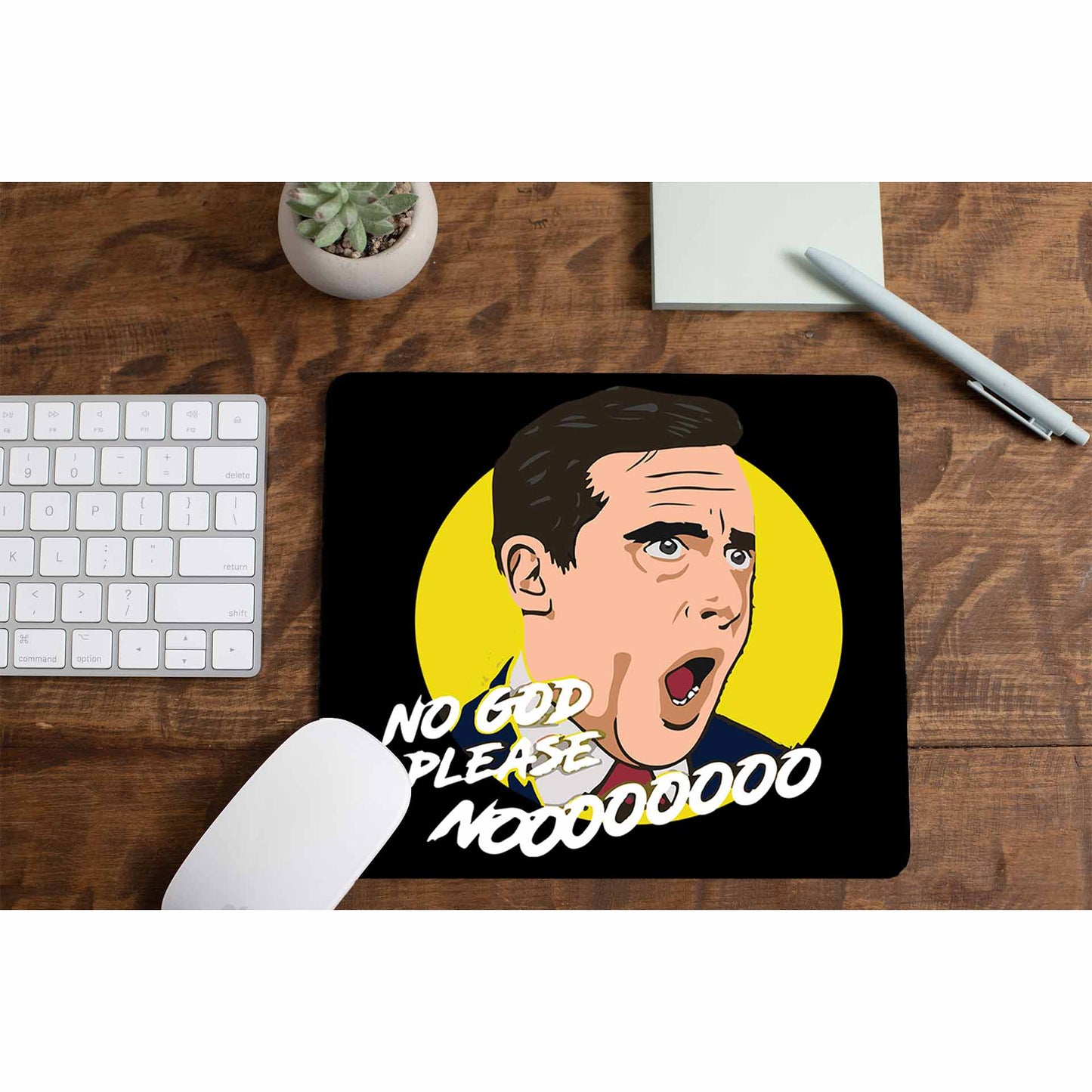 the office god no please no mousepad logitech large anime tv & movies buy online india the banyan tee tbt men women girls boys unisex - michael scott