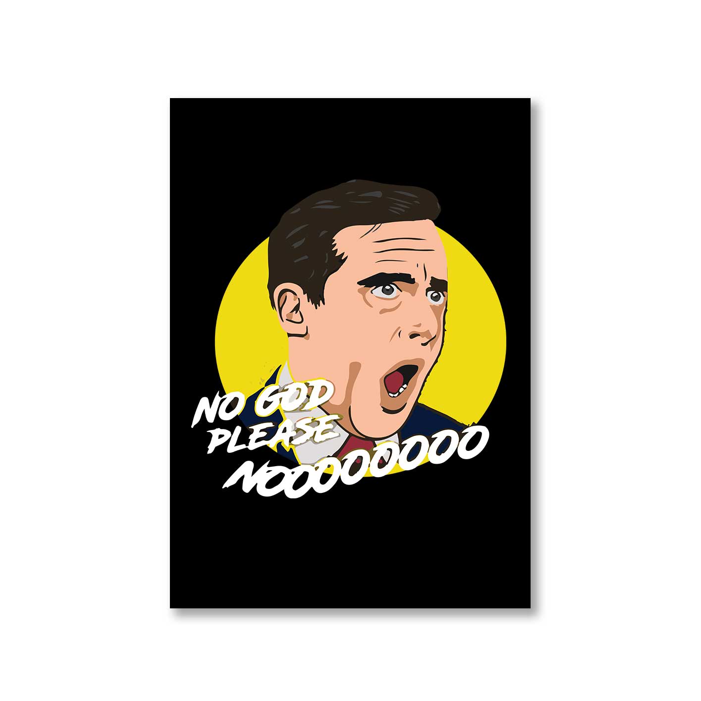 the office god no please no poster wall art buy online india the banyan tee tbt a4 - michael scott