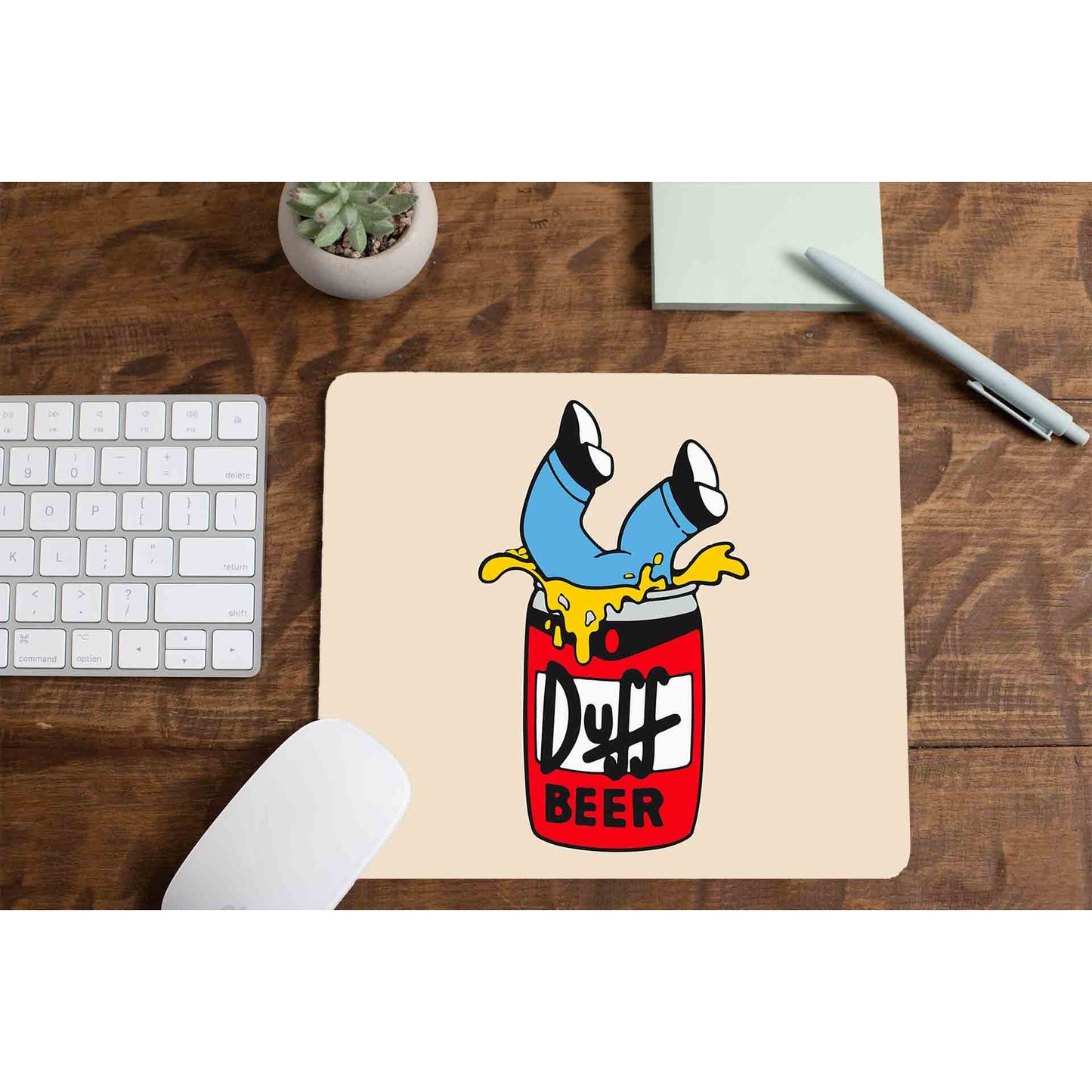 the simpsons duff beer mousepad logitech large anime tv & movies buy online india the banyan tee tbt men women girls boys unisex - homer simpson