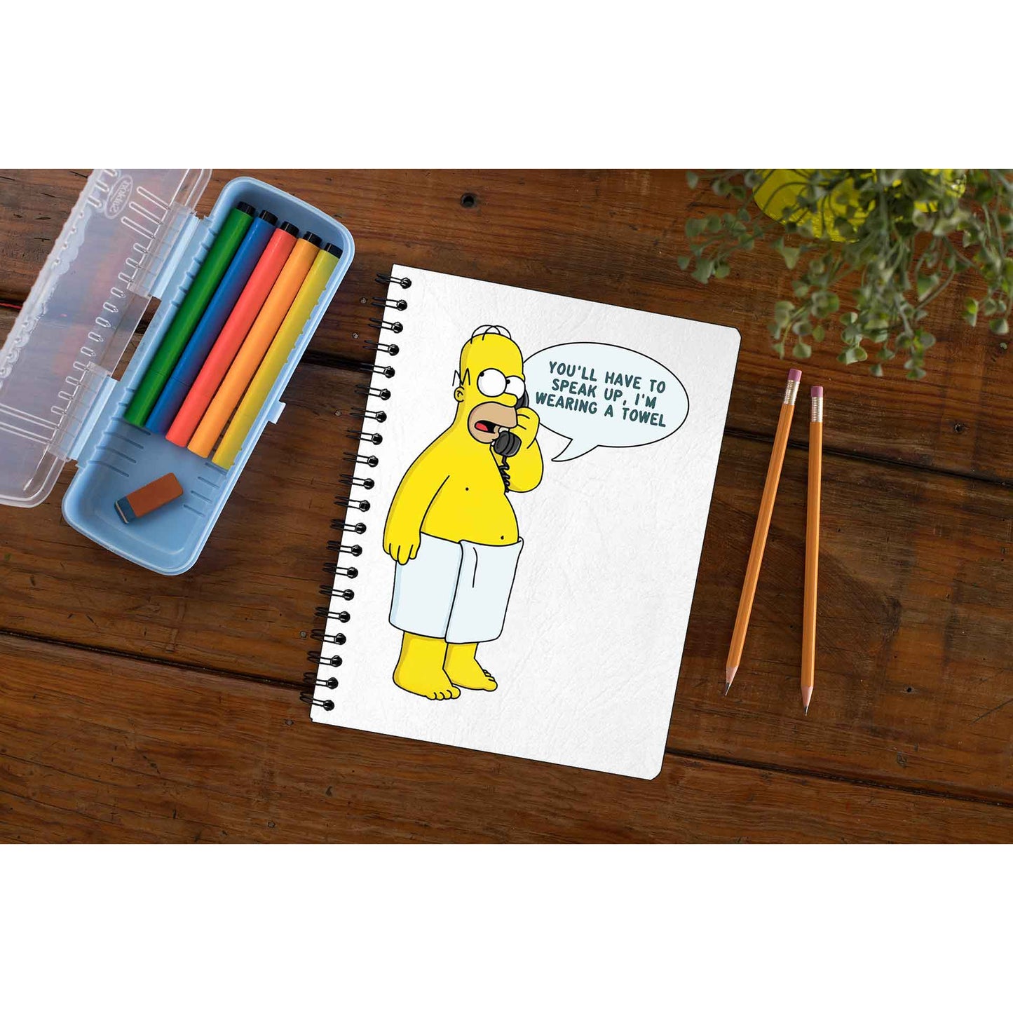 The Simpsons Notebook - Speak Up The Banyan Tee TBT