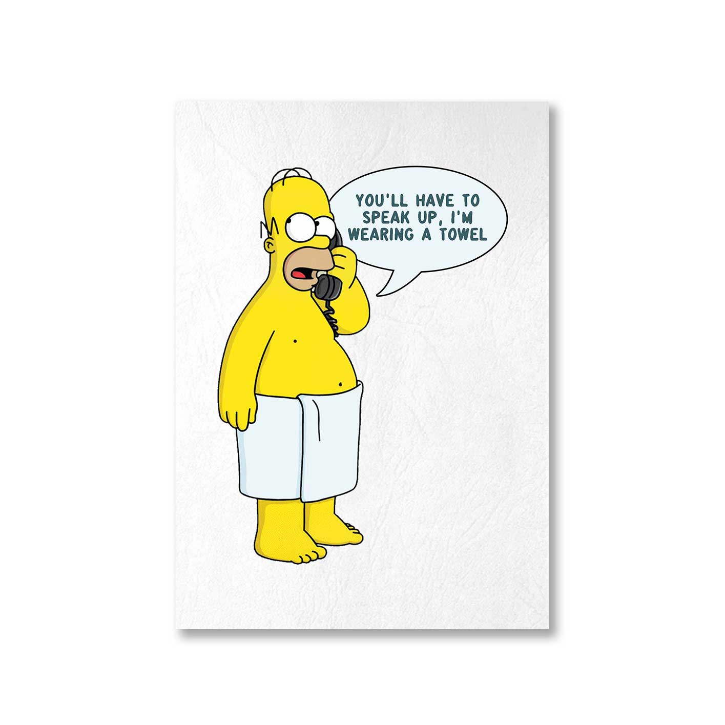 The Simpsons Poster - Speak Up The Banyan Tee TBT