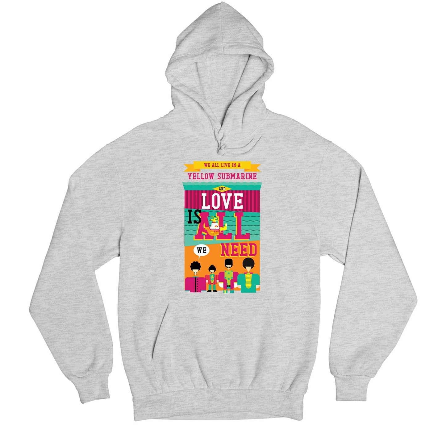 Yellow Submarine The Beatles Hoodie - Hooded Sweatshirt The Banyan Tee TBT
