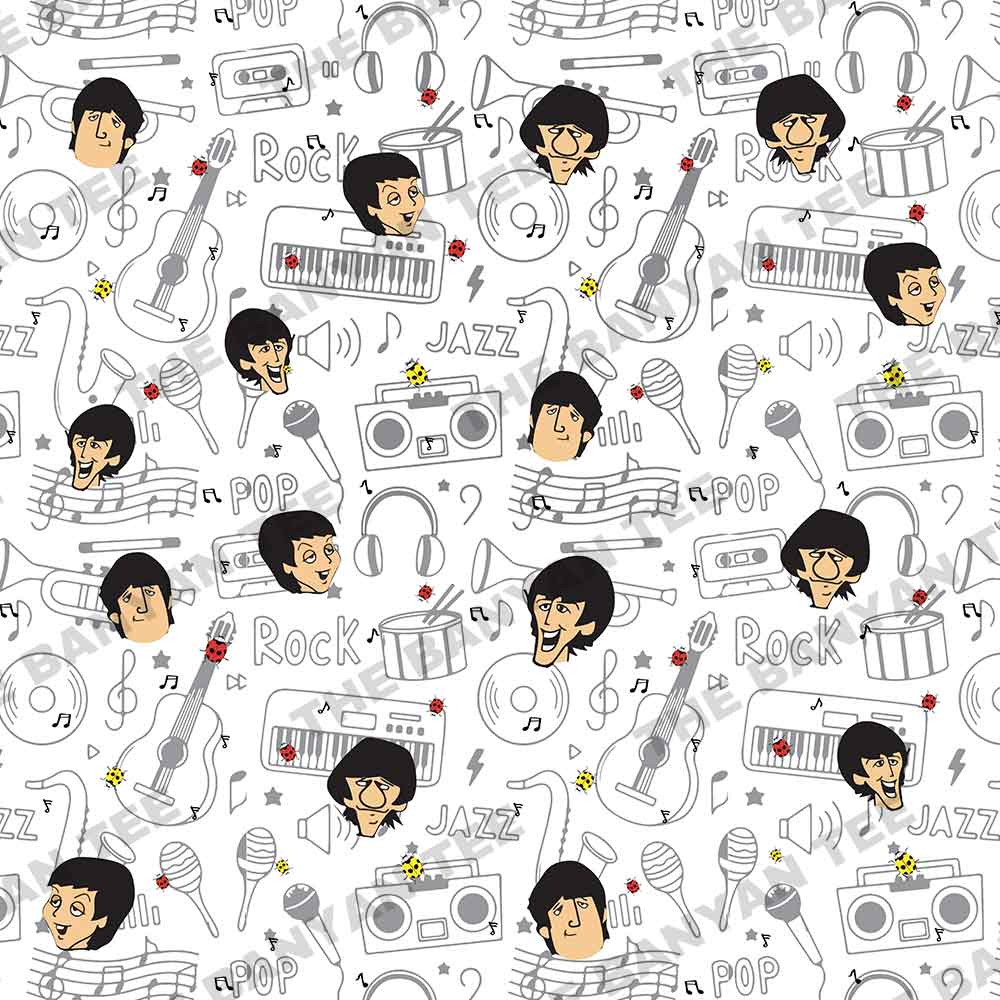 Drawstring Bag - The Fab Four