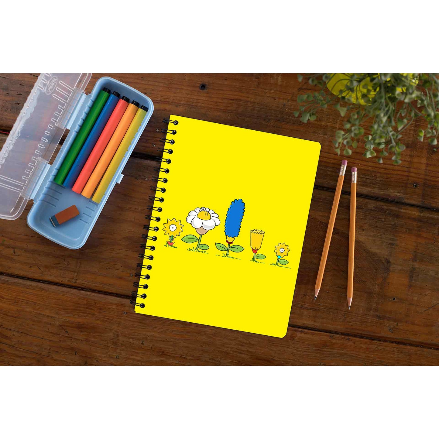 The Simpsons Notebook Notepad Diary by The Banyan Tee TBT