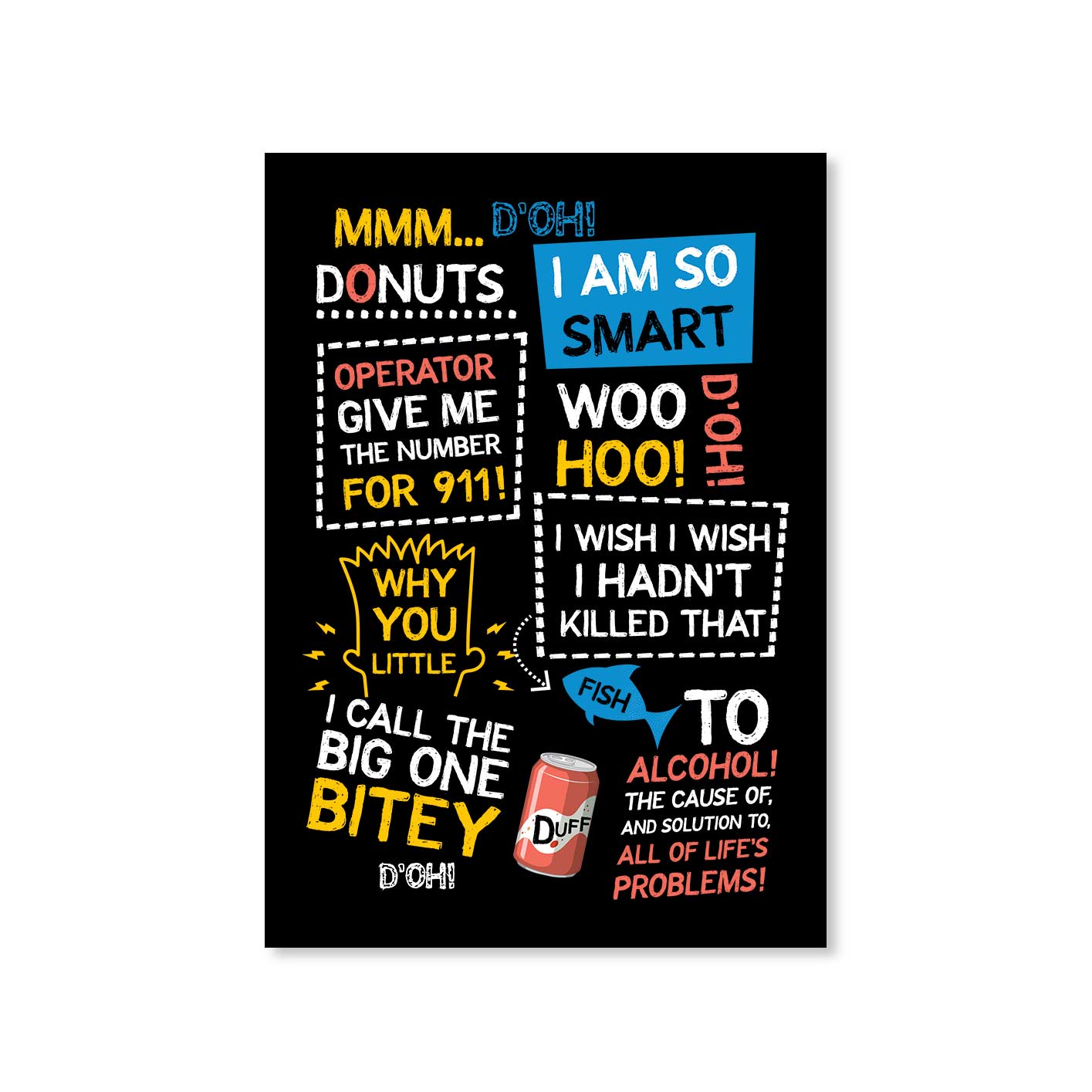 The Simpsons Poster by The Banyan Tee Poster for Wall Poster Design