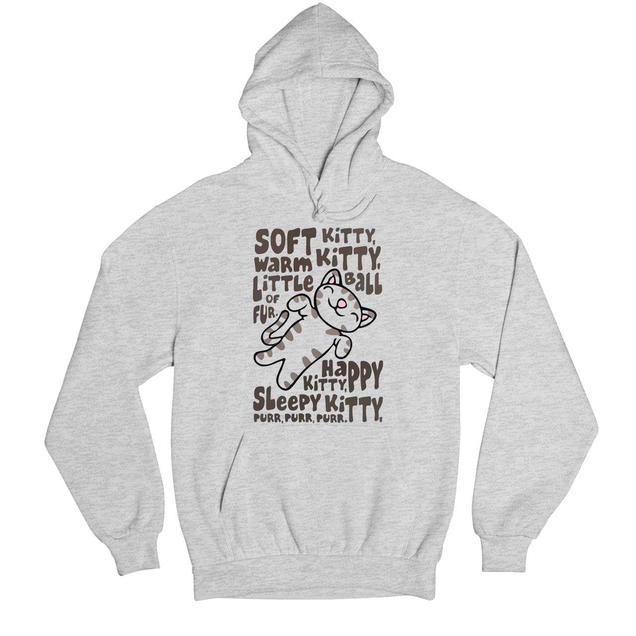 the big bang theory soft kitty hoodie hooded sweatshirt winterwear tv & movies buy online india the banyan tee tbt men women girls boys unisex gray