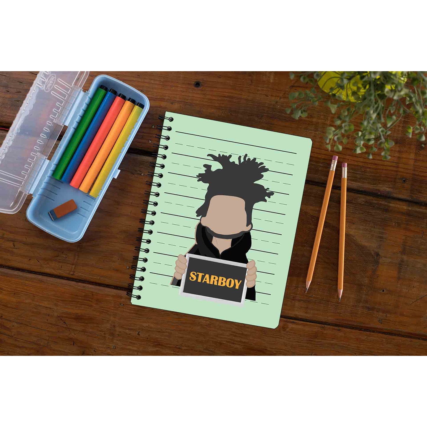 the weeknd starboy notebook notepad diary buy online india the banyan tee tbt unruled
