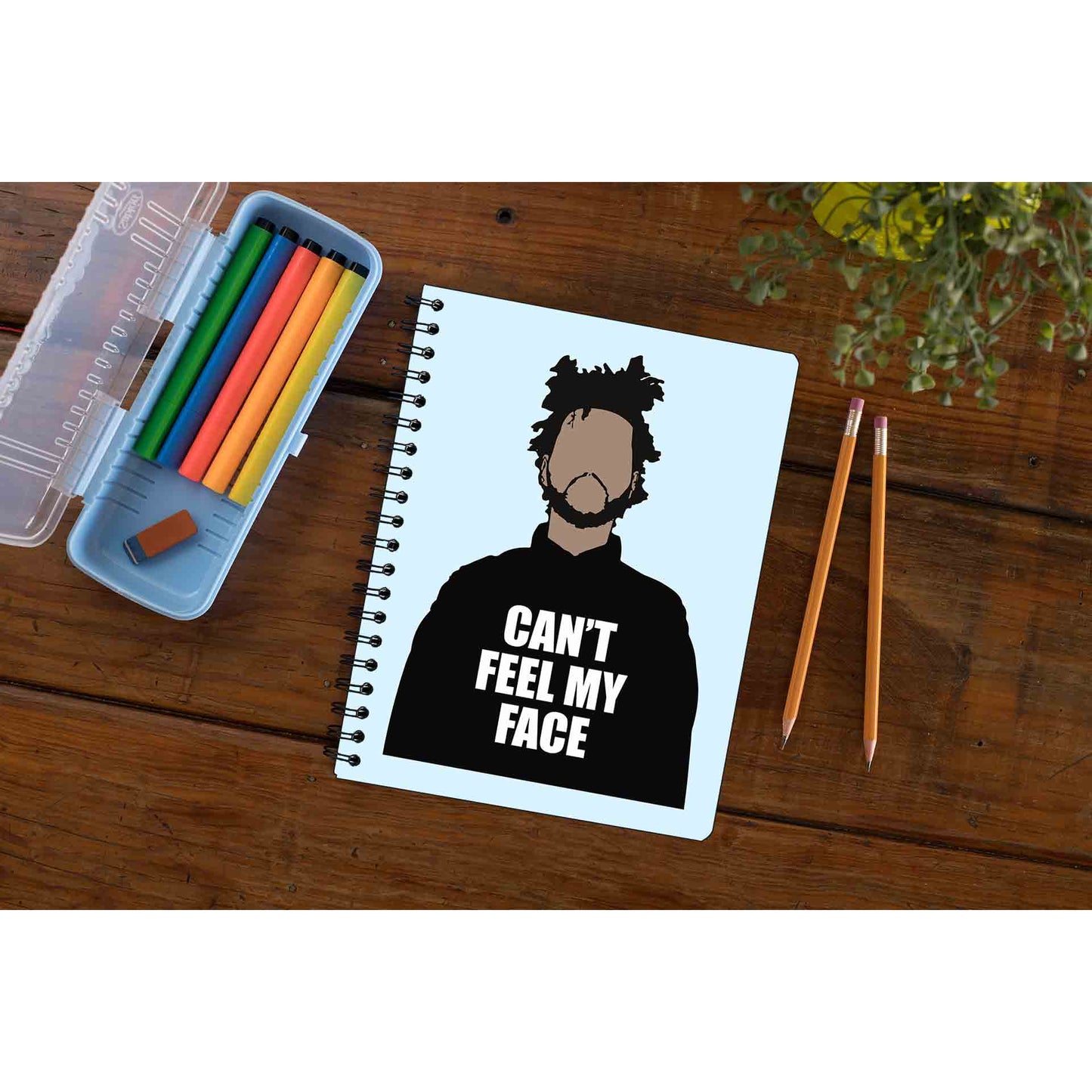 the weeknd can't feel my face notebook notepad diary buy online india the banyan tee tbt unruled