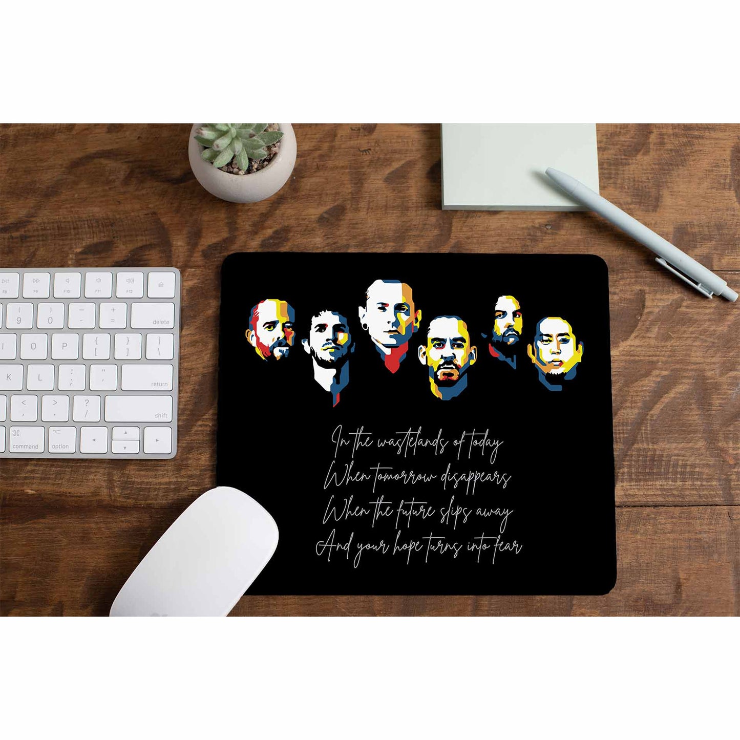 linkin park wastelands mousepad logitech large anime music band buy online india the banyan tee tbt men women girls boys unisex