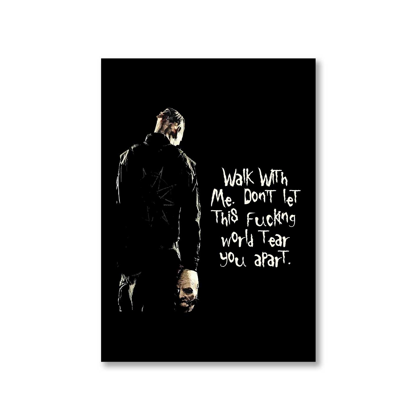 slipknot xix poster wall art buy online india the banyan tee tbt a4