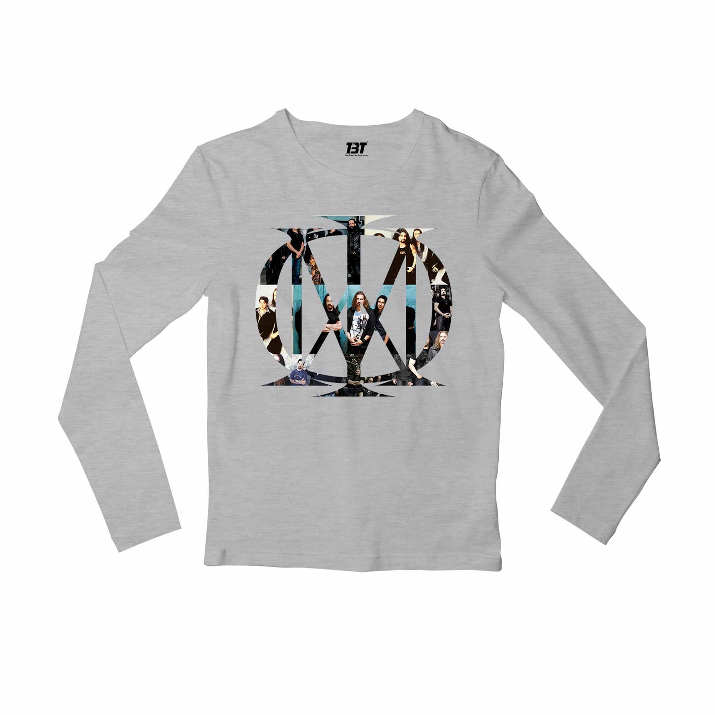 dream theater majesty symbol full sleeves long sleeves music band buy online india the banyan tee tbt men women girls boys unisex gray