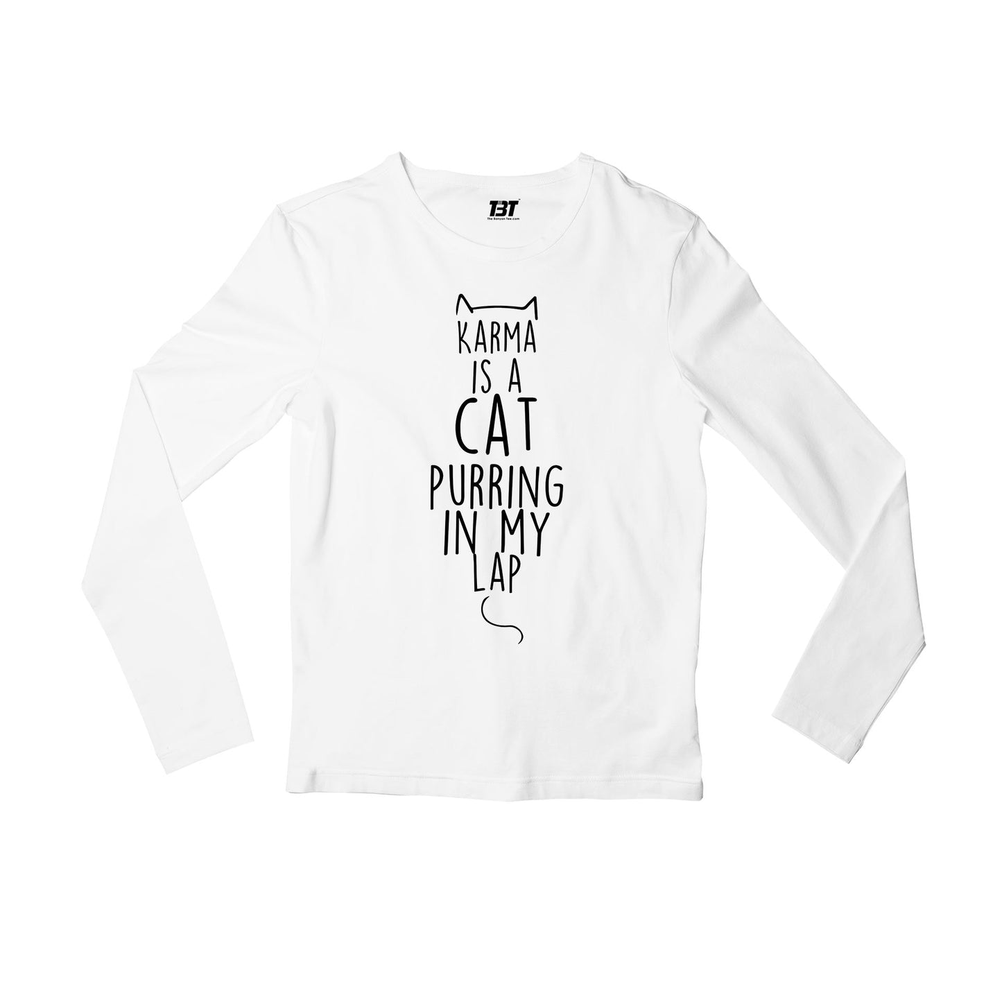 taylor swift karma full sleeves long sleeves music band buy online india the banyan tee tbt men women girls boys unisex white