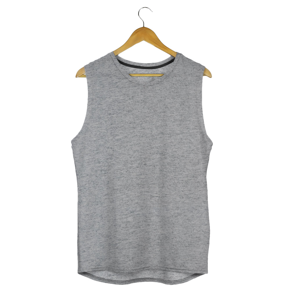 Sleeveless T shirt Grey Melange - Main Image