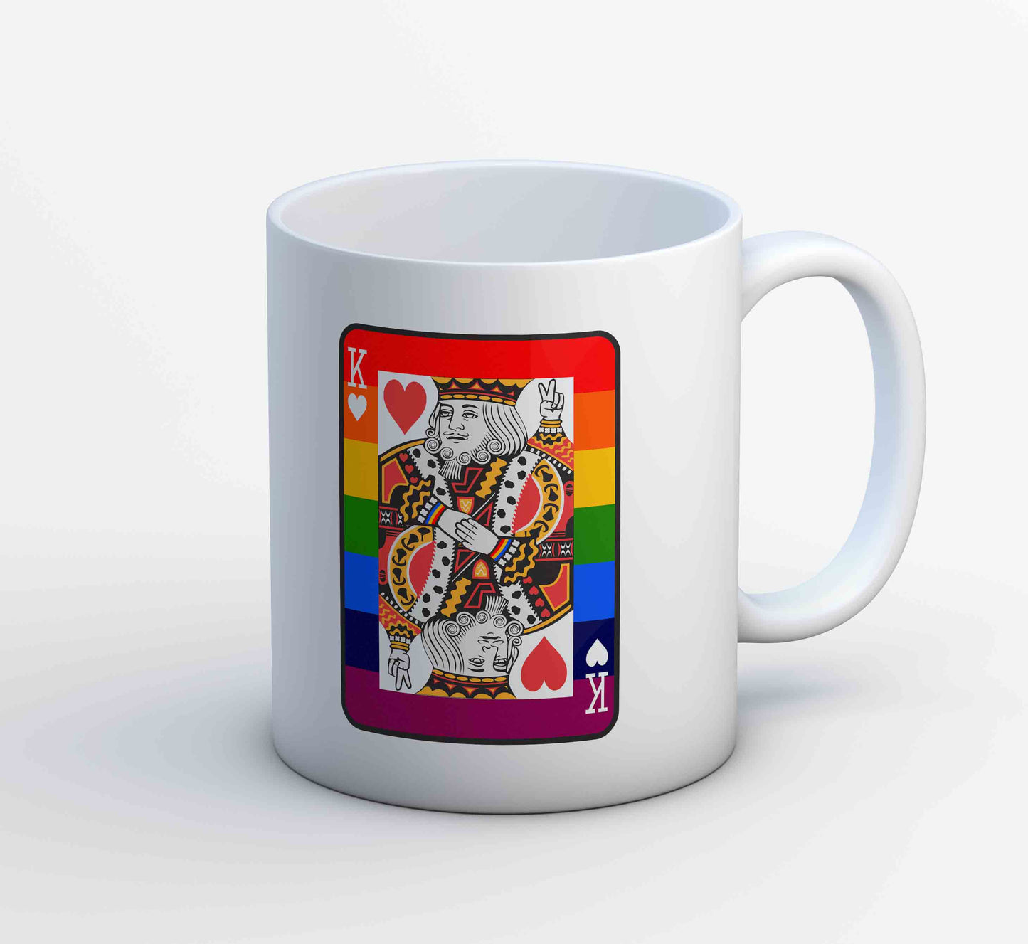 pride the king of hearts mug coffee ceramic printed graphic stylish buy online india the banyan tee tbt men women girls boys unisex - lgbtqia+