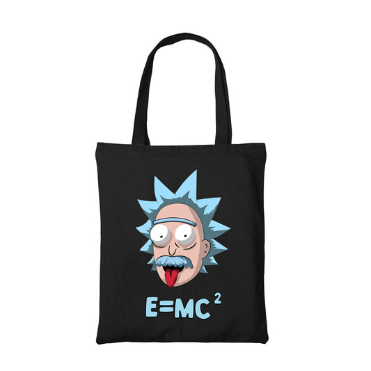 rick and morty rickstein tote bag hand printed cotton women men unisex