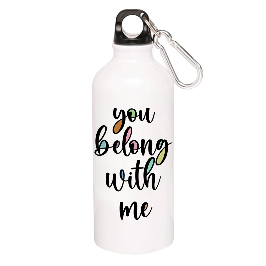 taylor swift you belong with me sipper steel water bottle flask gym shaker music band buy online india the banyan tee tbt men women girls boys unisex
