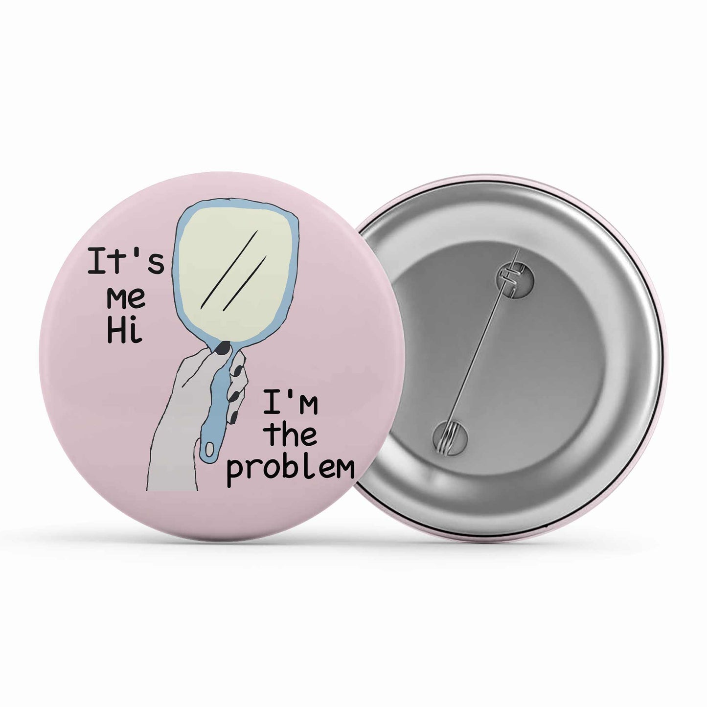 taylor swift anti hero badge pin button music band buy online india the banyan tee tbt men women girls boys unisex it's me hi i'm the problem