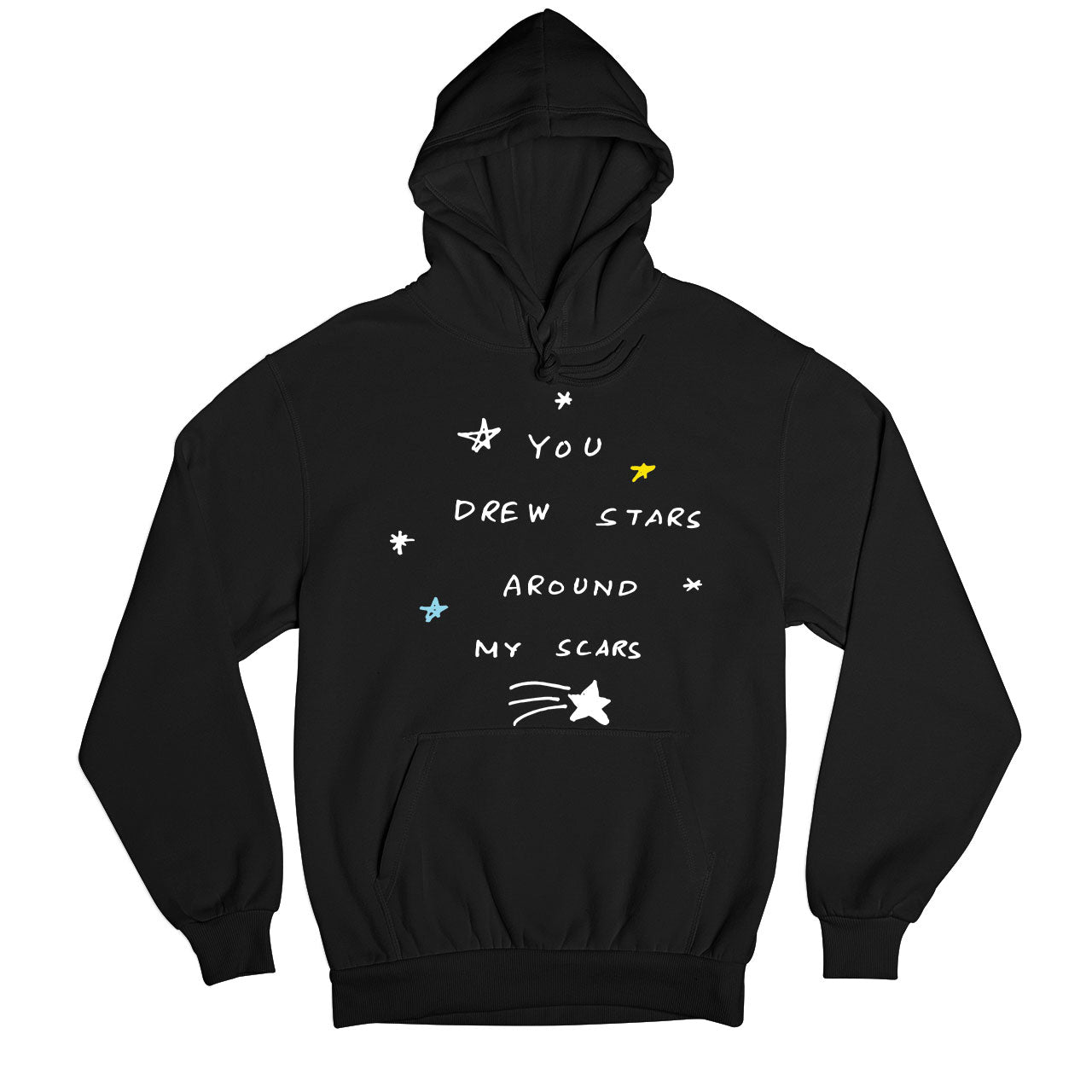 taylor swift cardigan hoodie hooded sweatshirt winterwear music band buy online india the banyan tee tbt men women girls boys unisex black you drew stars around my scars