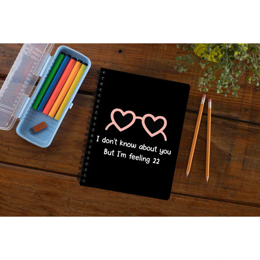 taylor swift 22 notebook notepad diary buy online india the banyan tee tbt unruled