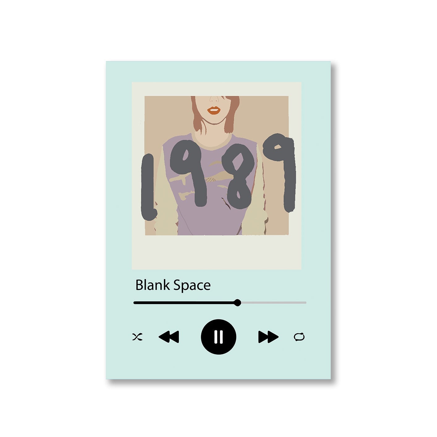 taylor swift blank space poster wall art buy online india the banyan tee tbt a4