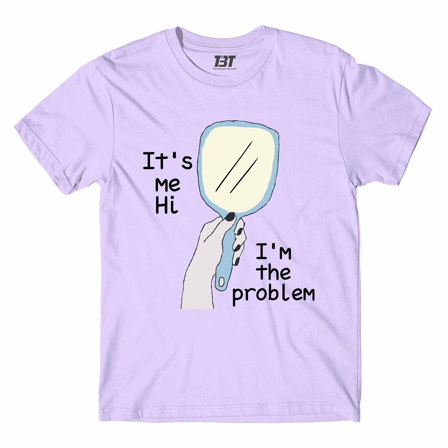 taylor swift anti hero t-shirt music band buy online india the banyan tee tbt men women girls boys unisex lavender it's me hi i'm the problem
