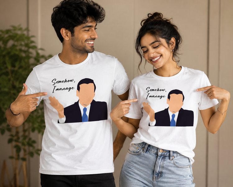 somehow i manage mug the banyan tee