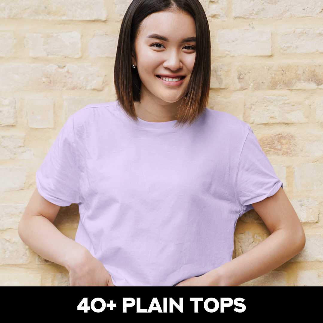 the banyan tee plain tops