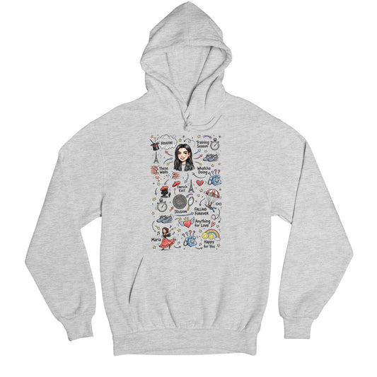 dua lipa du-dle hoodie hooded sweatshirt winterwear music band buy online india the banyan tee tbt men women girls boys unisex gray 