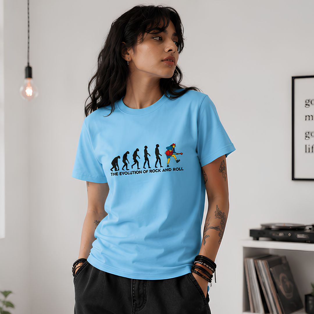 T shirt - The Evolution Of Rock And Roll