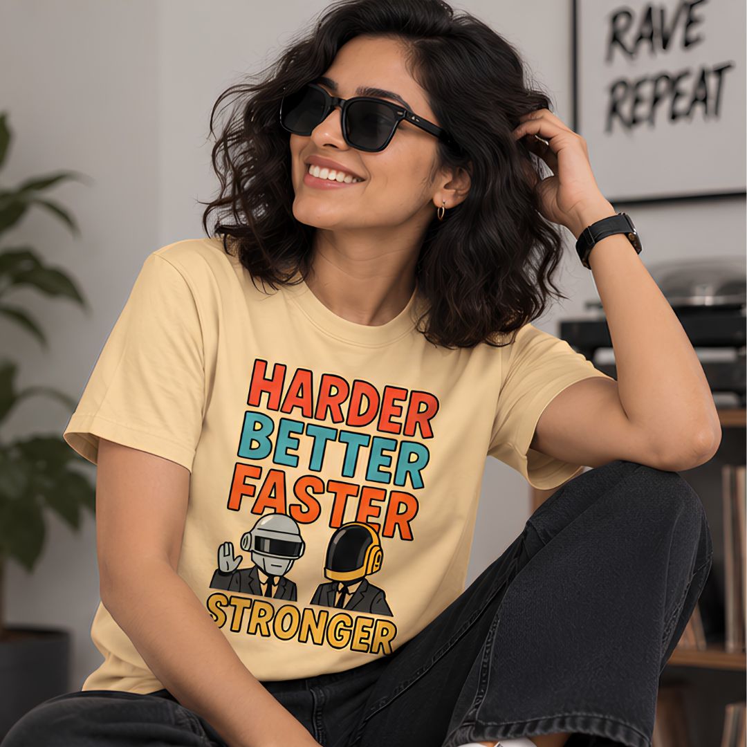T shirt - Harder, Better, Faster, Stronger