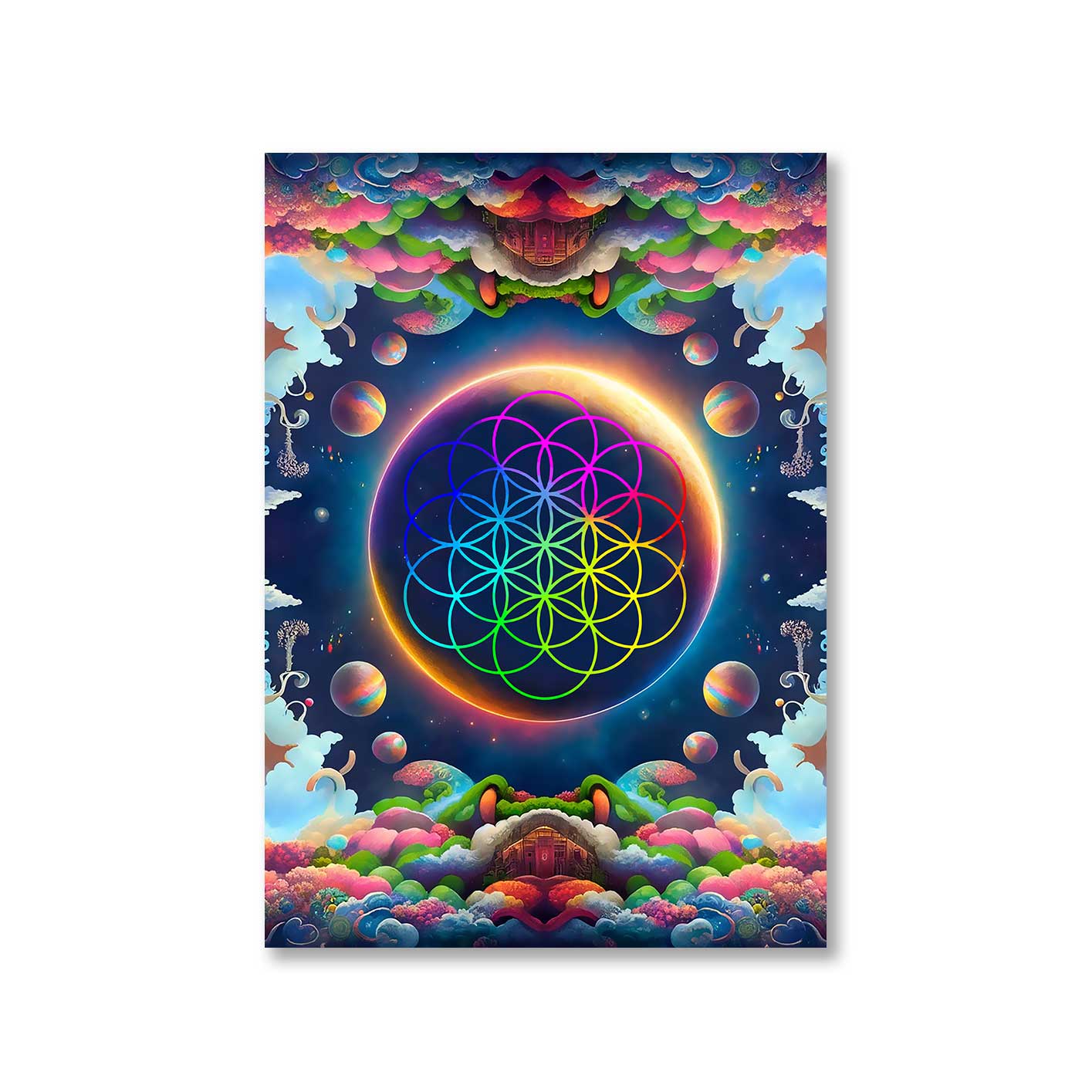 coldplay kaleidoscopic dreams poster wall art buy online india the banyan tee tbt a4