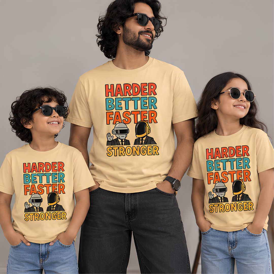 T shirt - Harder, Better, Faster, Stronger