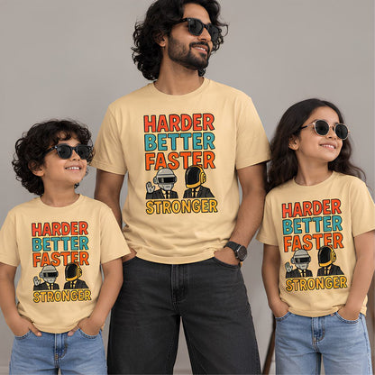 T shirt - Harder, Better, Faster, Stronger