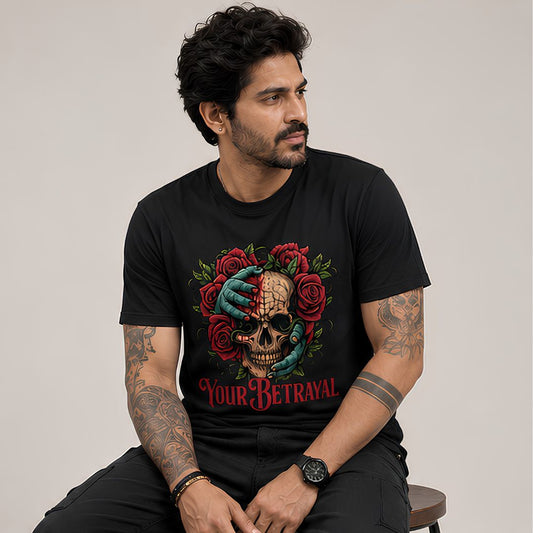 bullet for my valentine your betrayal t-shirt music band buy online india the banyan tee tbt men women girls boys unisex black