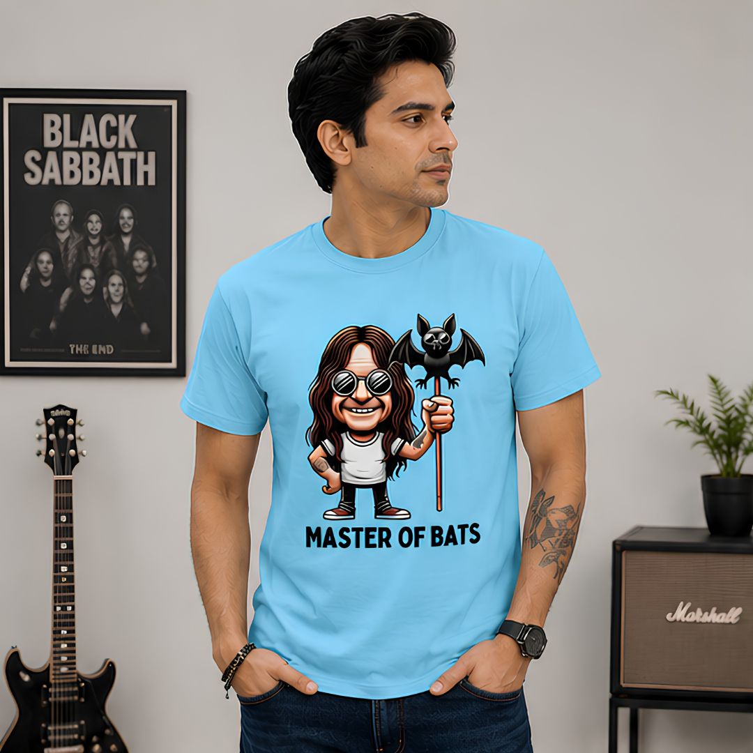 black sabbath master of bats t-shirt music band buy online india the banyan tee tbt men women girls boys unisex sky blue