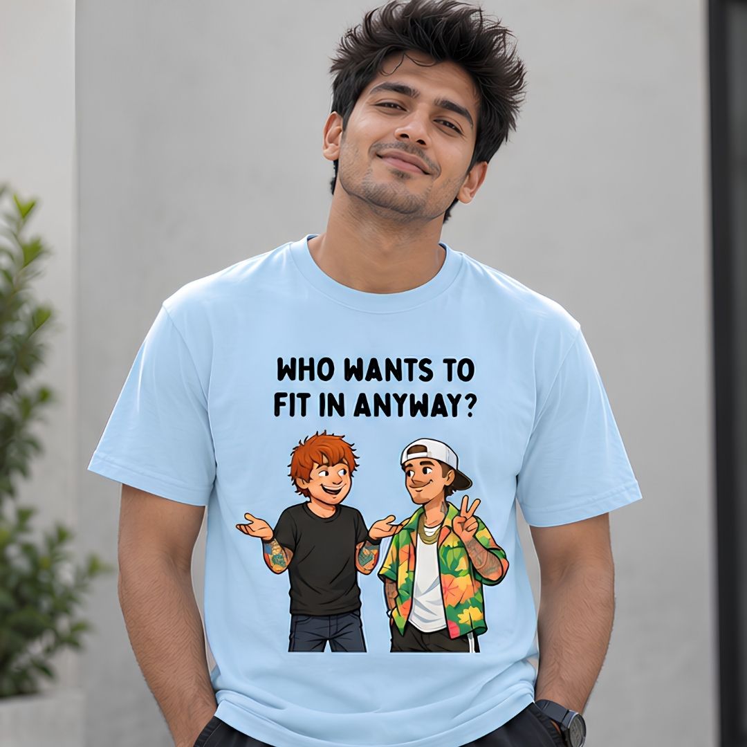 ed sheeran who wants to fit in t-shirt music band buy online india the banyan tee tbt men women girls boys unisex baby blue 
