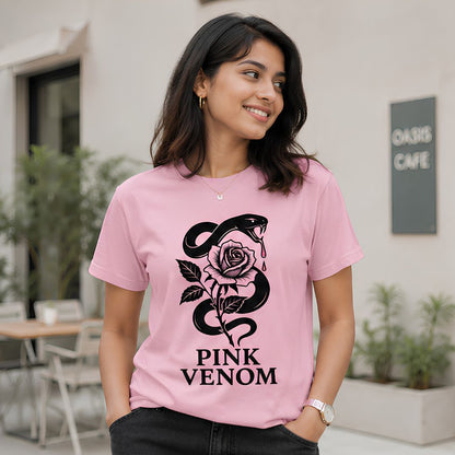 black pink pink venom t-shirt music band buy online india the banyan tee tbt men women girls boys unisex flamingo