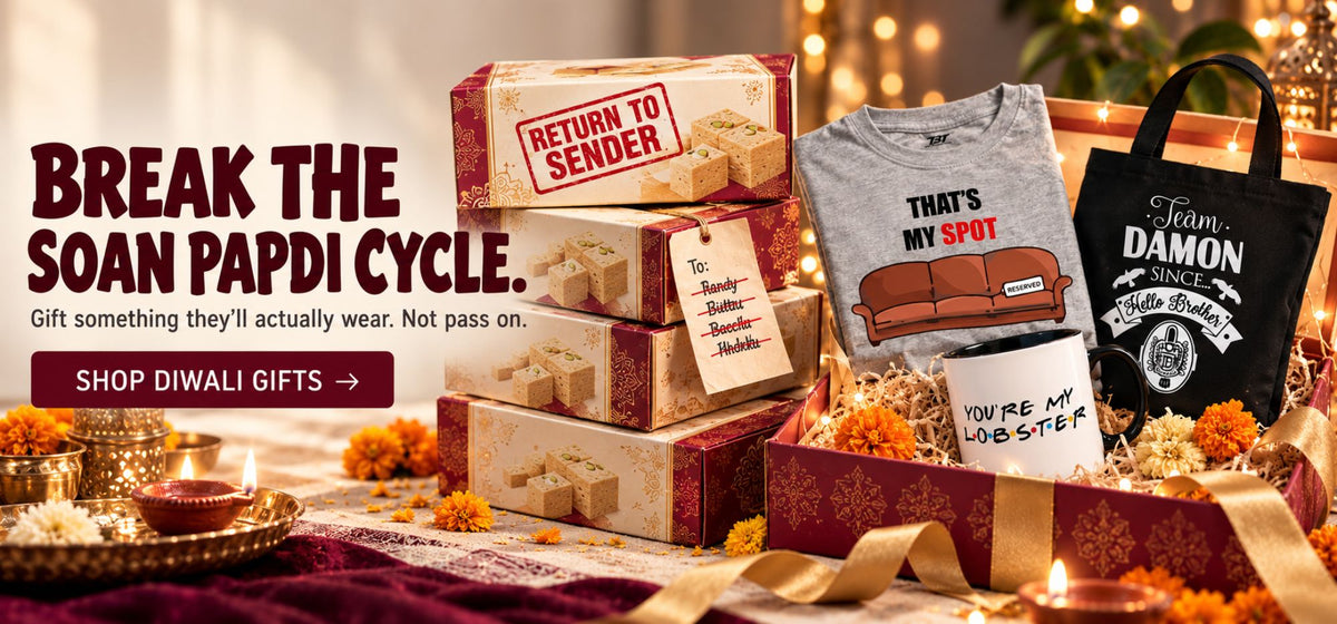 Break the Soan Papdi cycle. Diwali gifts they'll actually wear, not pass on