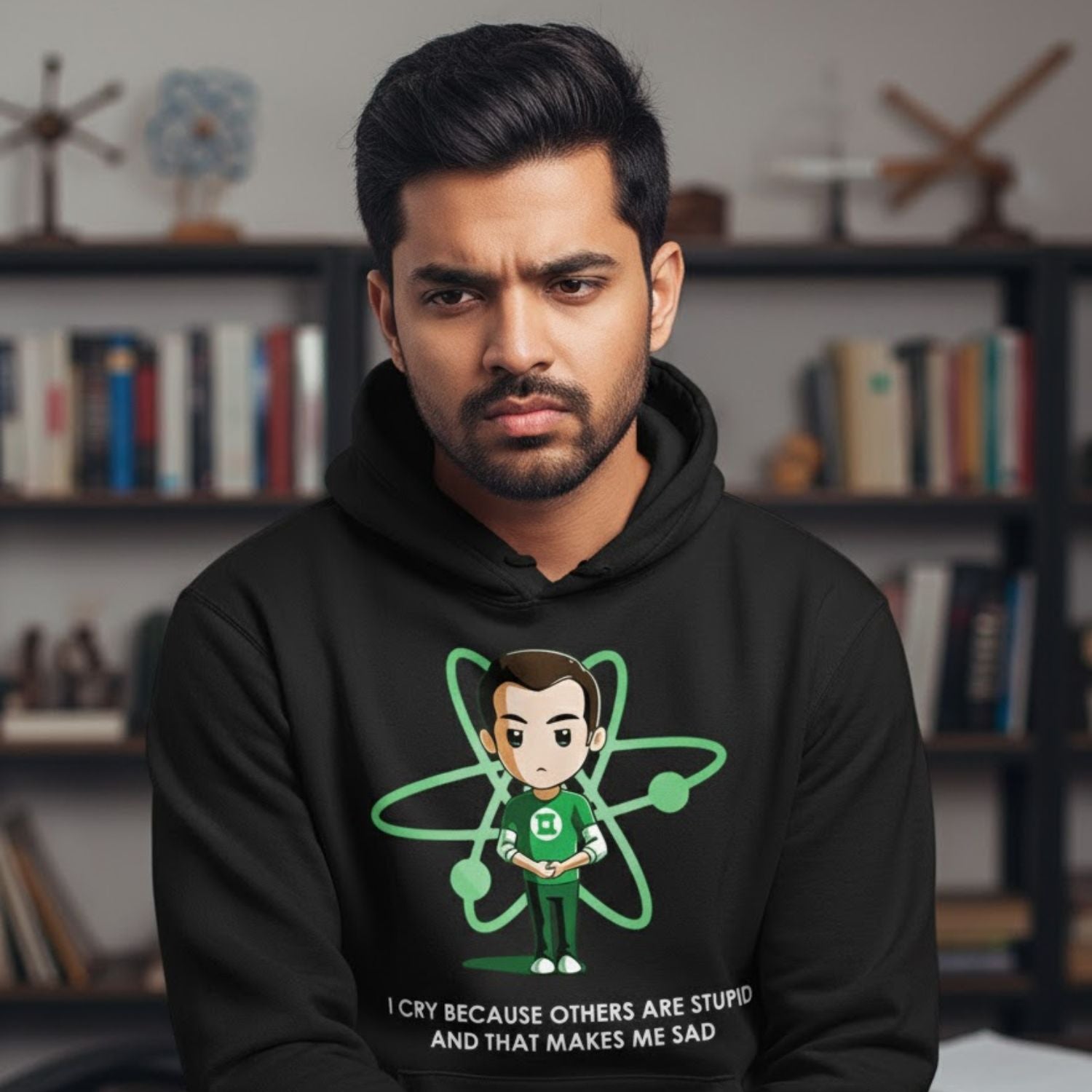 the big bang theory hoodie others are stupid