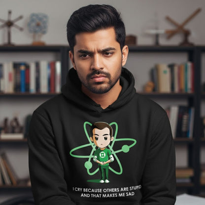 the big bang theory hoodie others are stupid