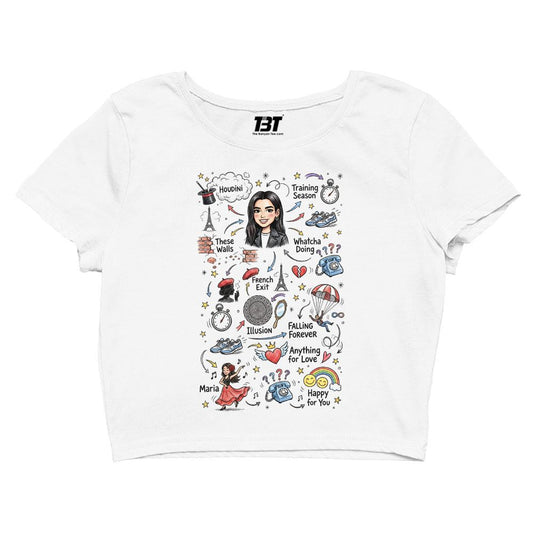 dua lipa du-dle crop top music band buy online india the banyan tee tbt men women girls boys unisex s 