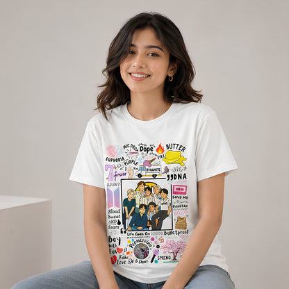 T shirt - Bangtan Scribbles