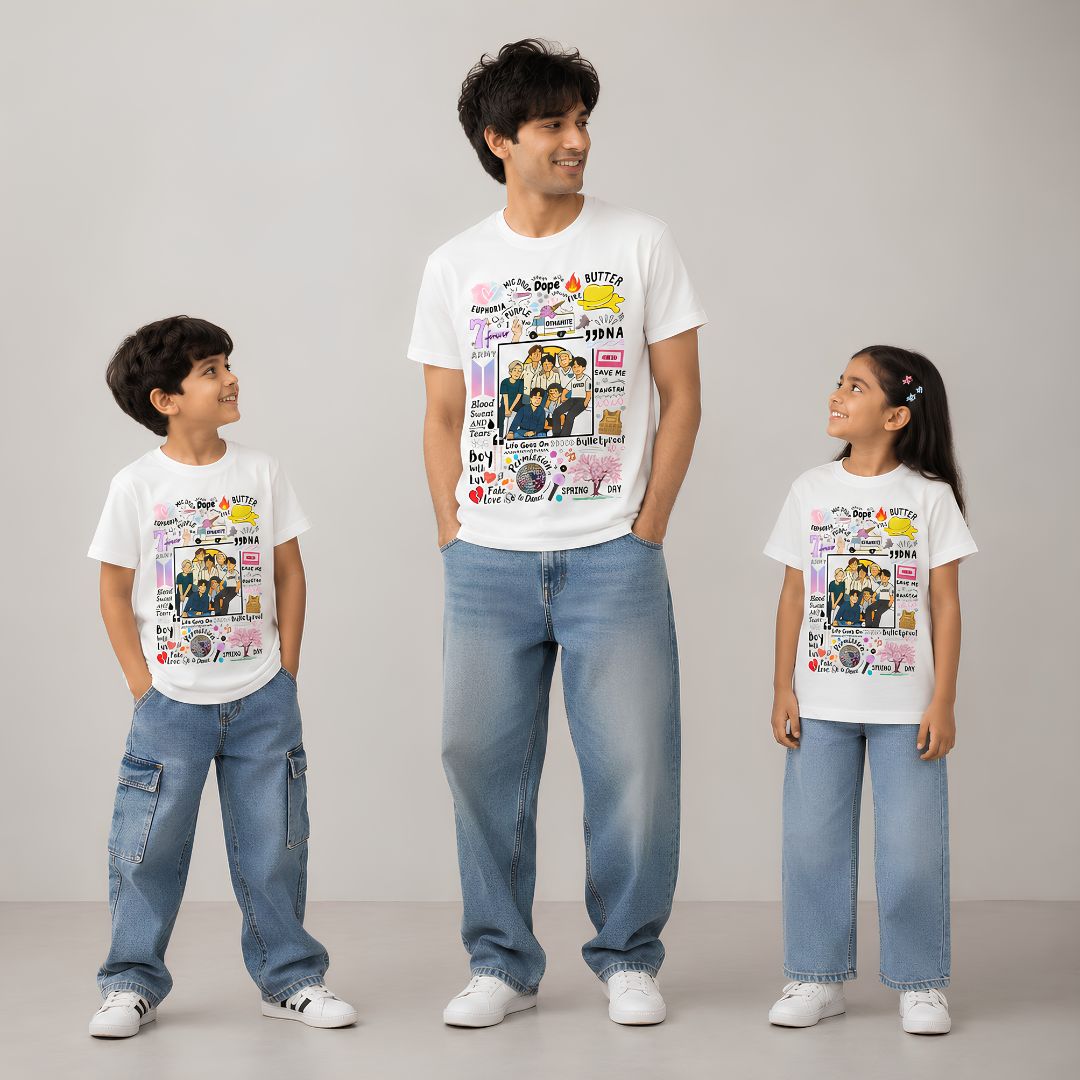 T shirt - Bangtan Scribbles